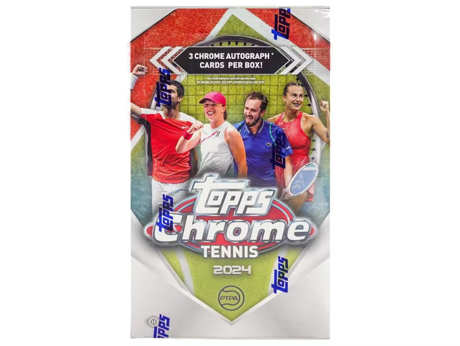 2024 Topps Chrome Tennis Hobby Trading Cards