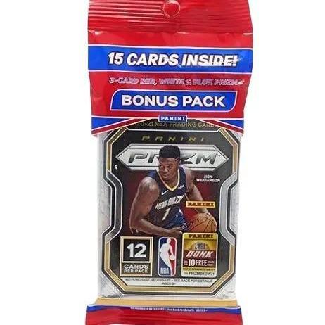 2020-21 Panini Prizm Basketball Cello Trading Cards