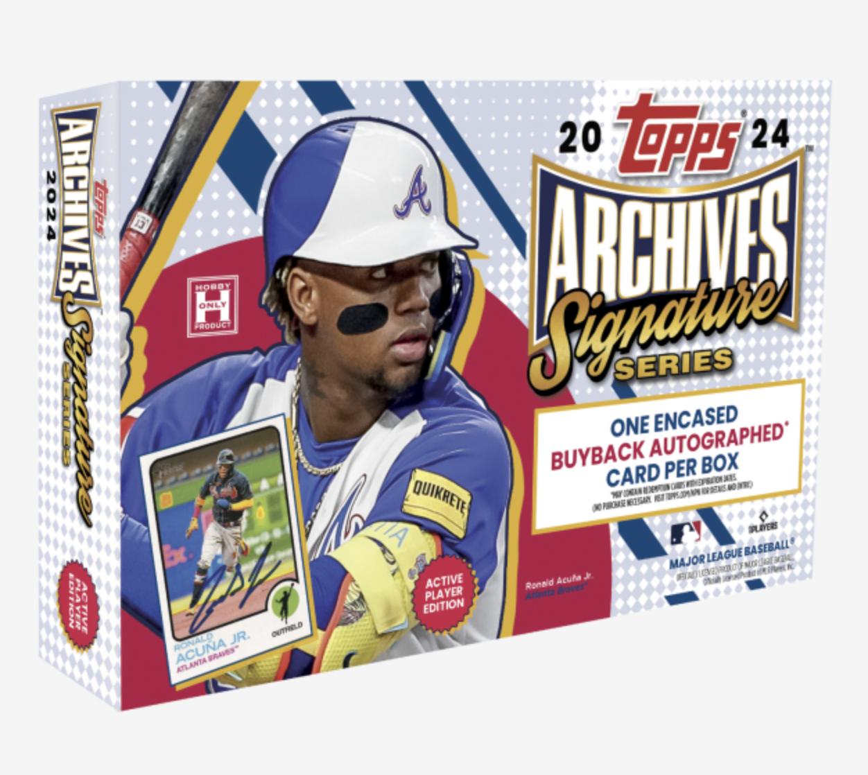 2024 Topps Archives Signature Series Retired Baseball Hobby Trading Cards
