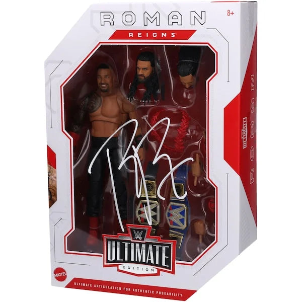 Roman Reigns Signed Mattel Ultimate Edition Action Figure | Wave 20