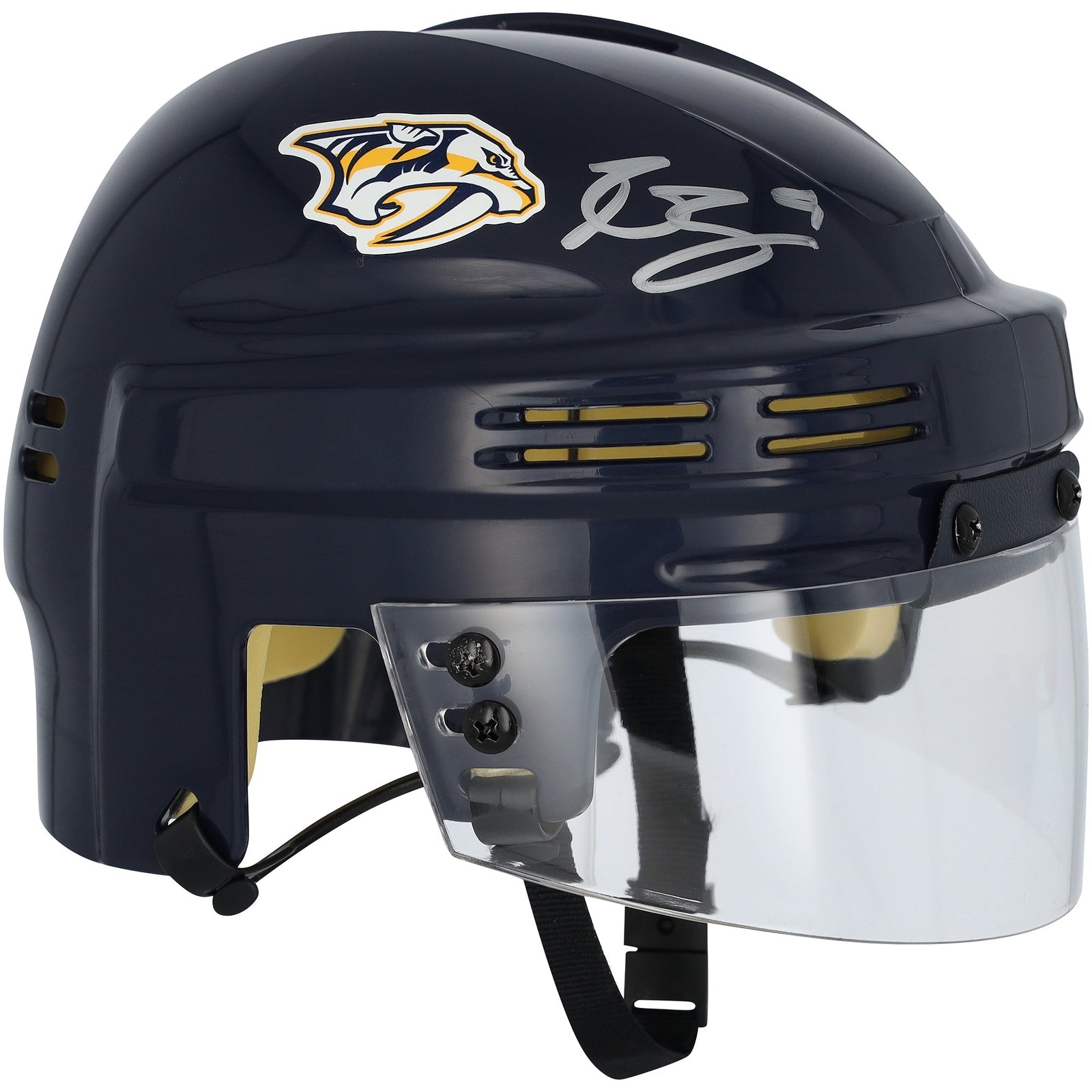Filip Forsberg Nashville Predators Autographed Fanatics Authentic Navy Mini Helmet - The Ballers Bank