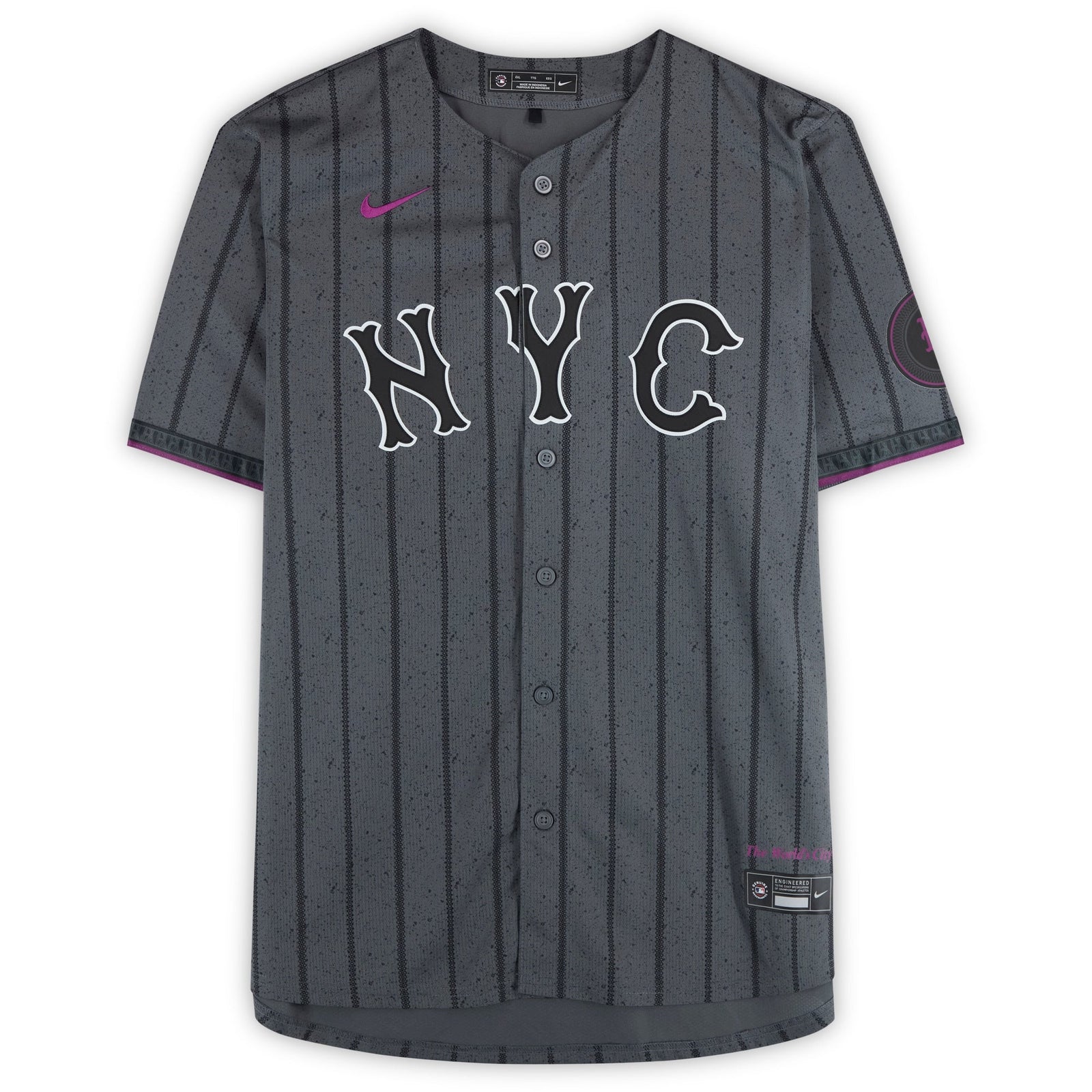 Francisco Lindor New York Mets Autographed Fanatics Authentic Black Nike City Connect Limited Jersey - The Ballers Bank