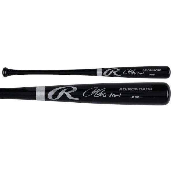 Francisco Lindor New York Mets Autographed Fanatics Authentic Black Rawlings Pro Bat with "LGM!" Inscription - The Ballers Bank
