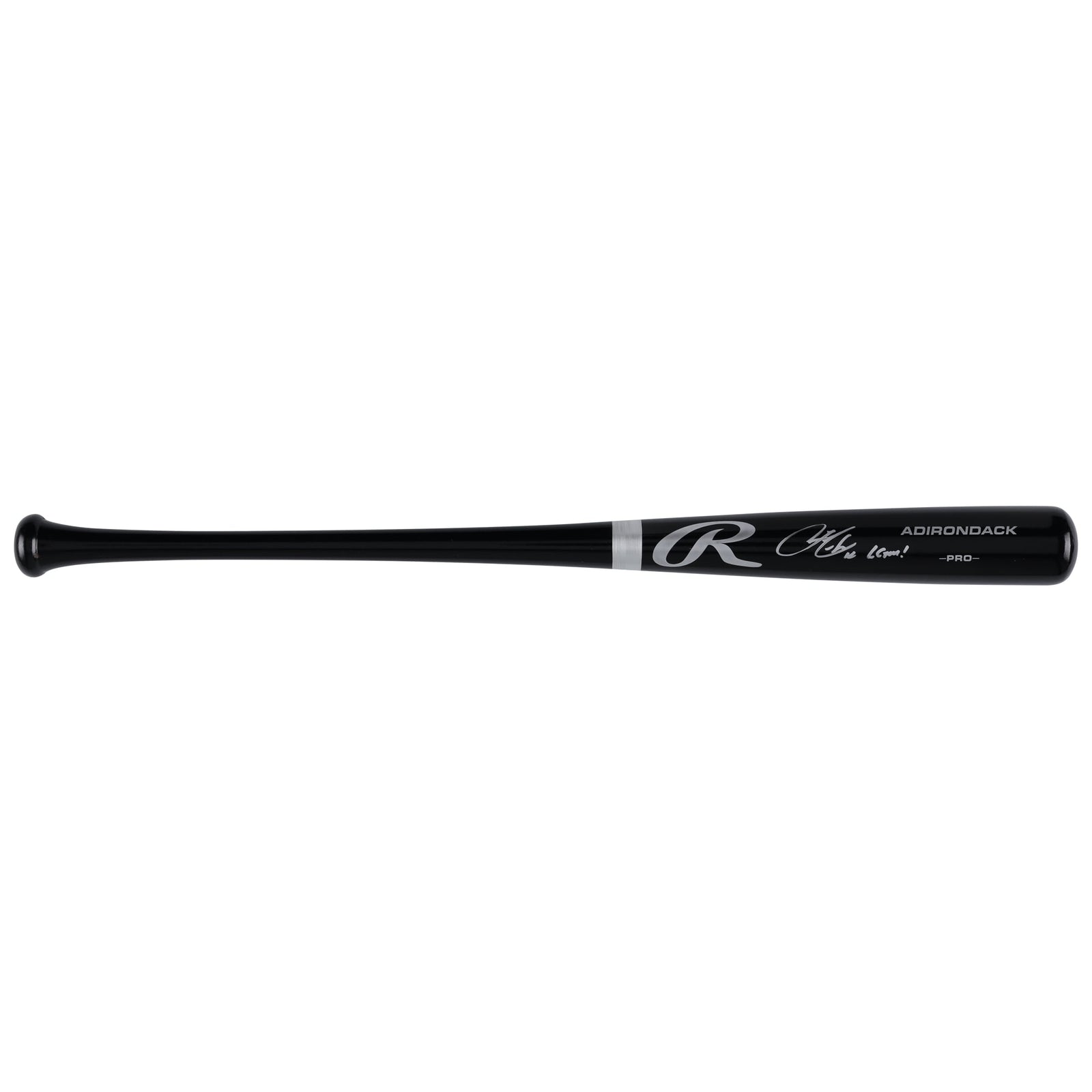 Francisco Lindor New York Mets Autographed Fanatics Authentic Black Rawlings Pro Bat with "LGM!" Inscription - The Ballers Bank