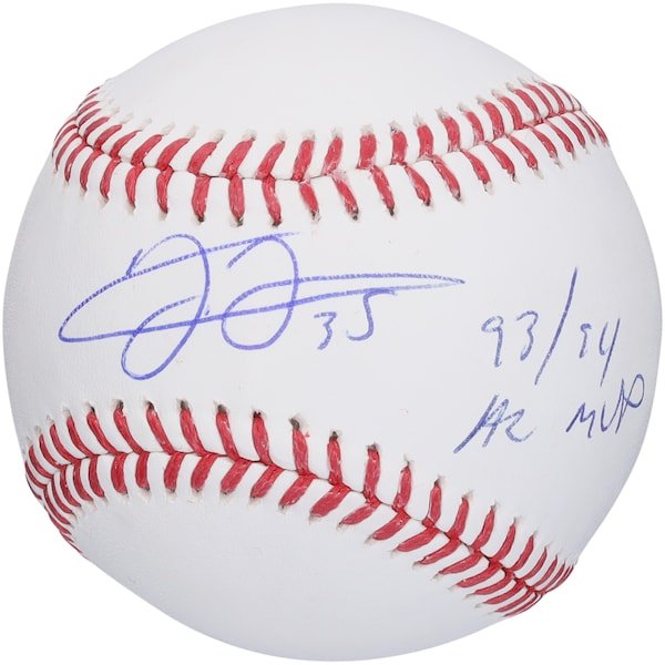Frank Thomas Chicago White Sox Fanatics Authentic Autographed Baseball with "93 & 94 AL MVP" Inscription - The Ballers Bank