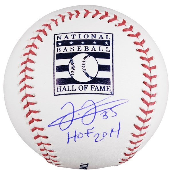 Frank Thomas Chicago White Sox Fanatics Authentic Autographed HOF Logo Baseball with HOF 14 Inscription - The Ballers Bank