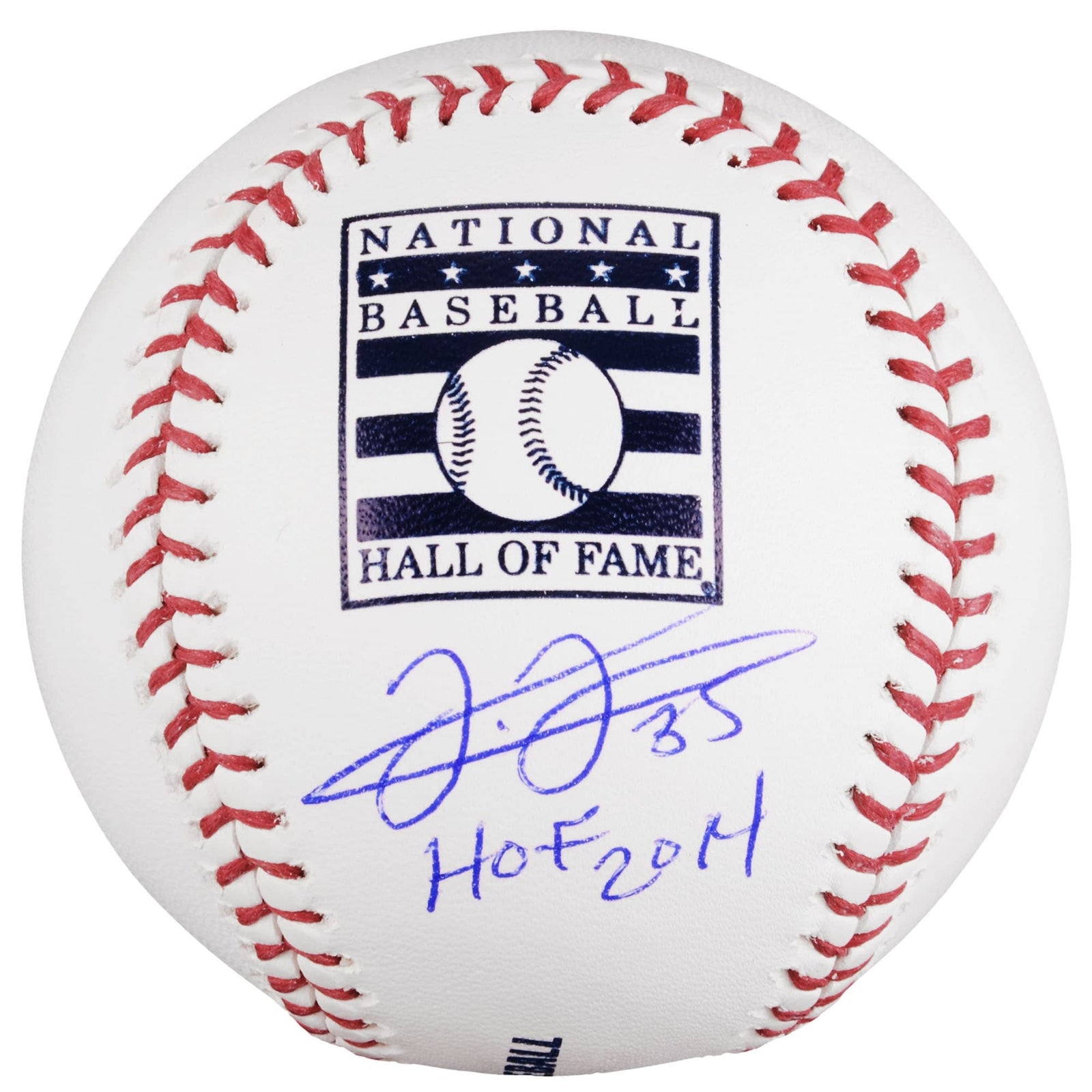 Frank Thomas Chicago White Sox Fanatics Authentic Autographed HOF Logo Baseball with HOF 14 Inscription - The Ballers Bank