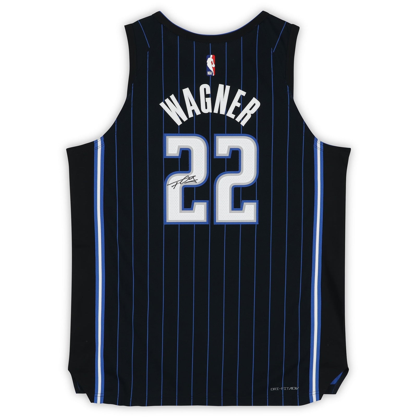 Franz Wagner Orlando Magic Autographed Fanatics Authentic Black Nike Icon Edition Authentic Jersey - The Ballers Bank