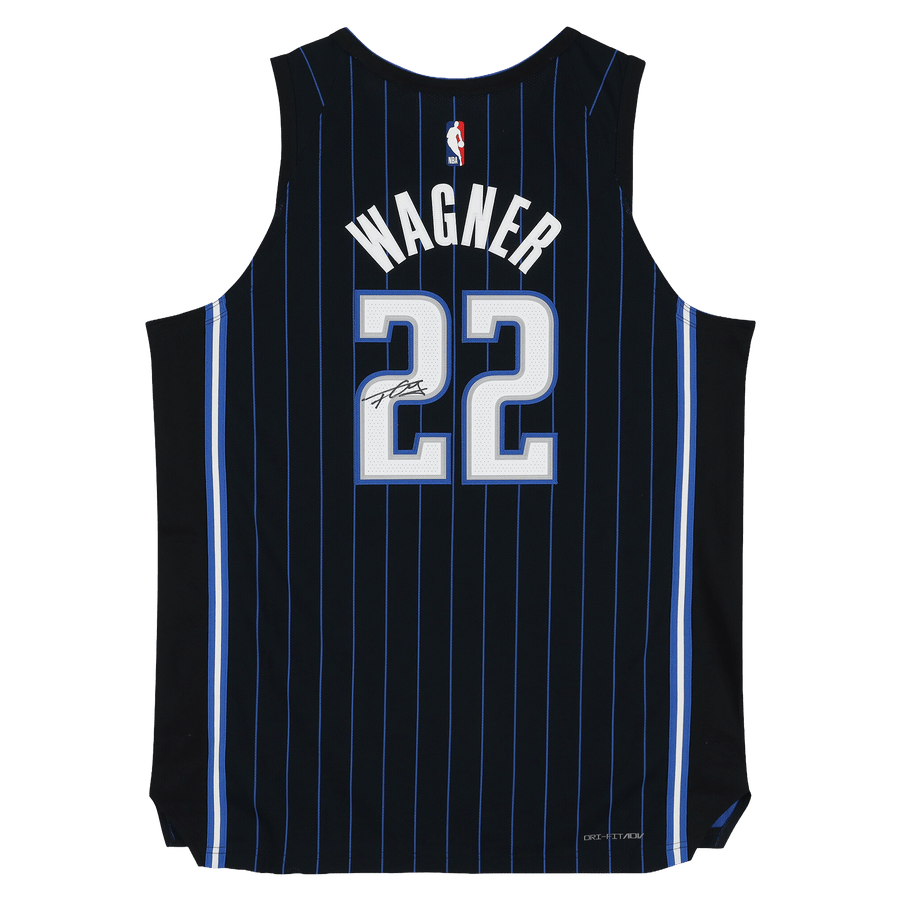 Franz Wagner Orlando Magic Autographed Fanatics Authentic Black Nike Icon Edition Authentic Jersey - The Ballers Bank