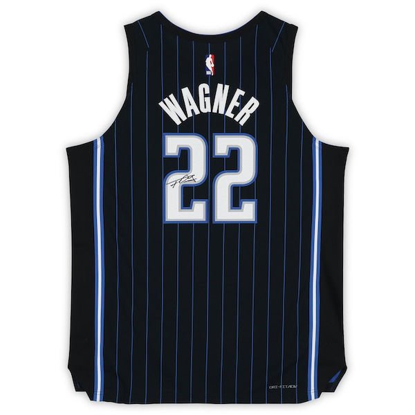 Franz Wagner Orlando Magic Autographed Fanatics Authentic Black Nike Icon Edition Authentic Jersey - The Ballers Bank