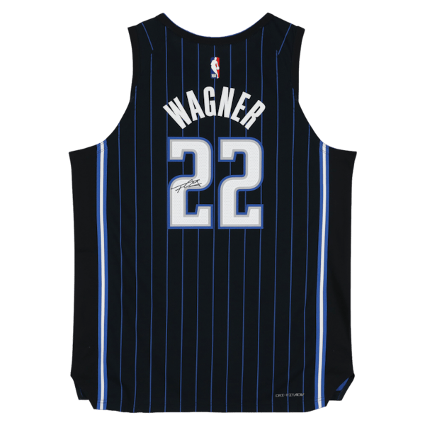Franz Wagner Orlando Magic Autographed Fanatics Authentic Black Nike Icon Edition Authentic Jersey - The Ballers Bank