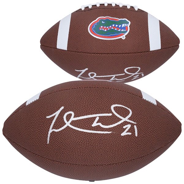 Fred Taylor Florida Gators Autographed Fanatics Authentic Nike Replica Football - The Ballers Bank