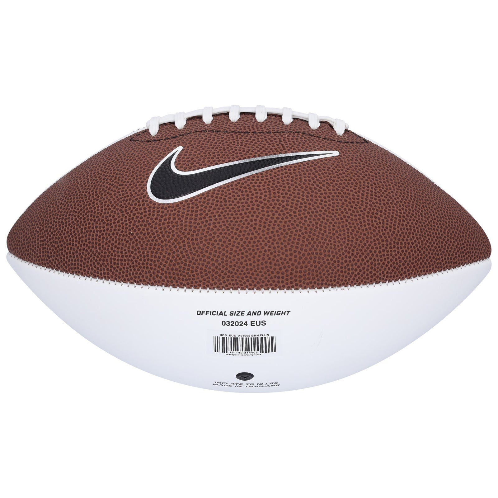 Fred Taylor Florida Gators Autographed Fanatics Authentic Nike White Panel Football with "96 Champs" Inscription - The Ballers Bank