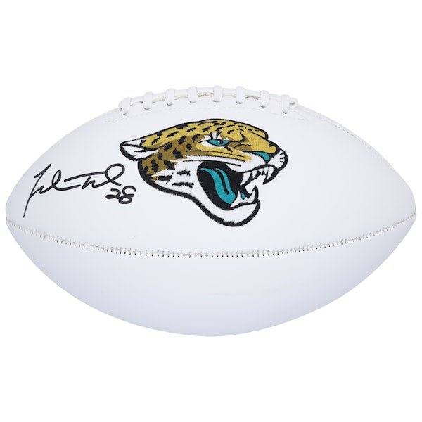 Fred Taylor Jacksonville Jaguars Autographed Fanatics Authentic Jarden White Panel Football - The Ballers Bank