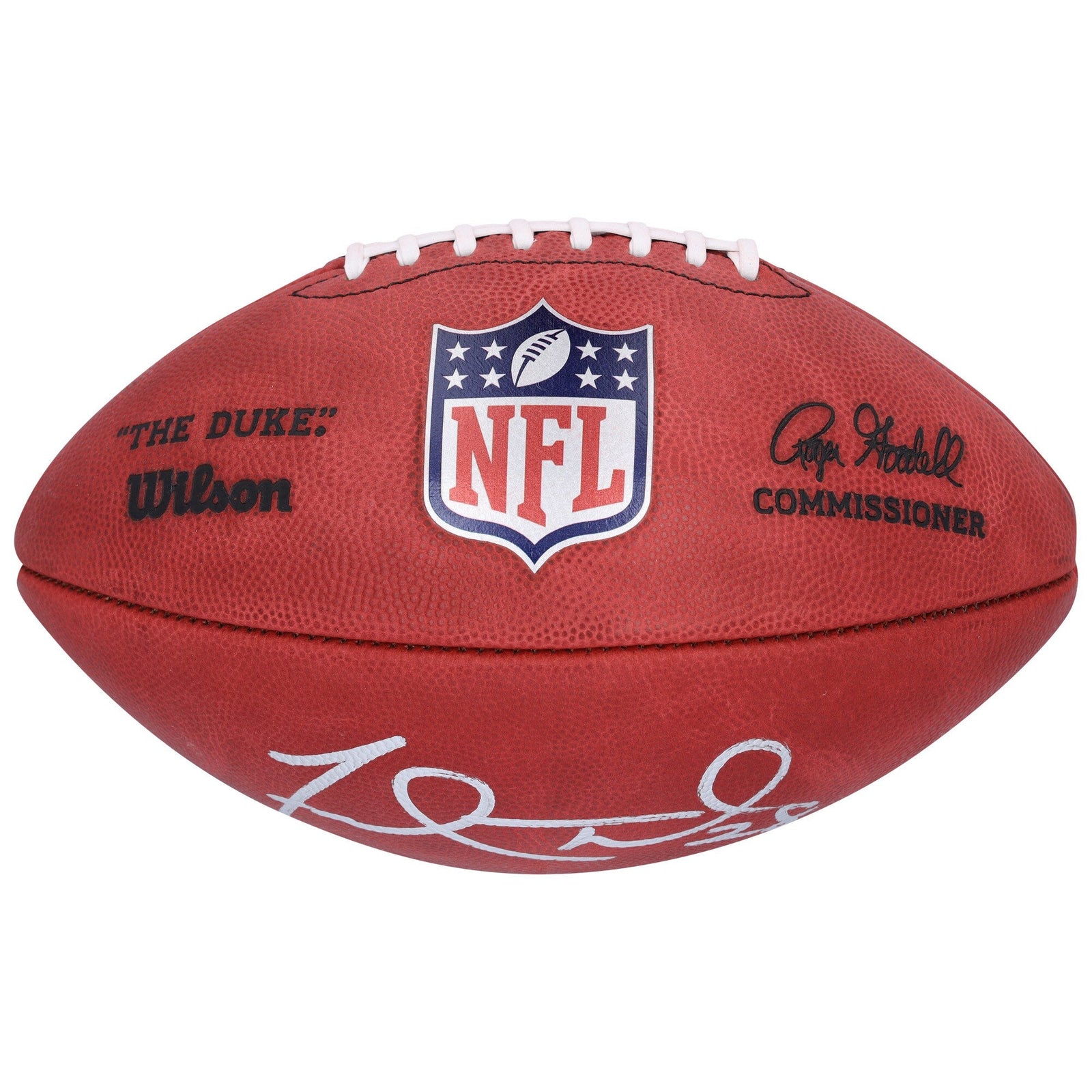 Fred Taylor Jacksonville Jaguars Autographed Fanatics Authentic Wilson Duke Full Color Football - The Ballers Bank