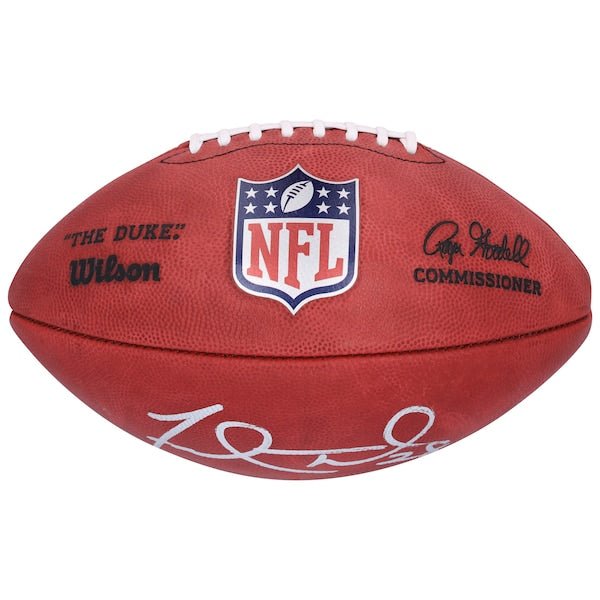 Fred Taylor Jacksonville Jaguars Autographed Fanatics Authentic Wilson Duke Full Color Football - The Ballers Bank