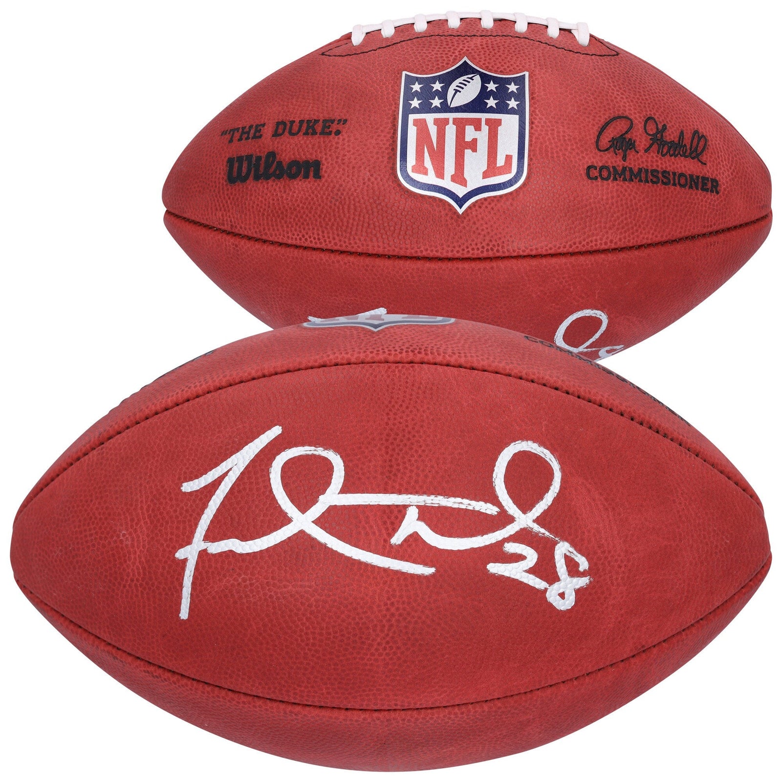 Fred Taylor Jacksonville Jaguars Autographed Fanatics Authentic Wilson Duke Full Color Football - The Ballers Bank