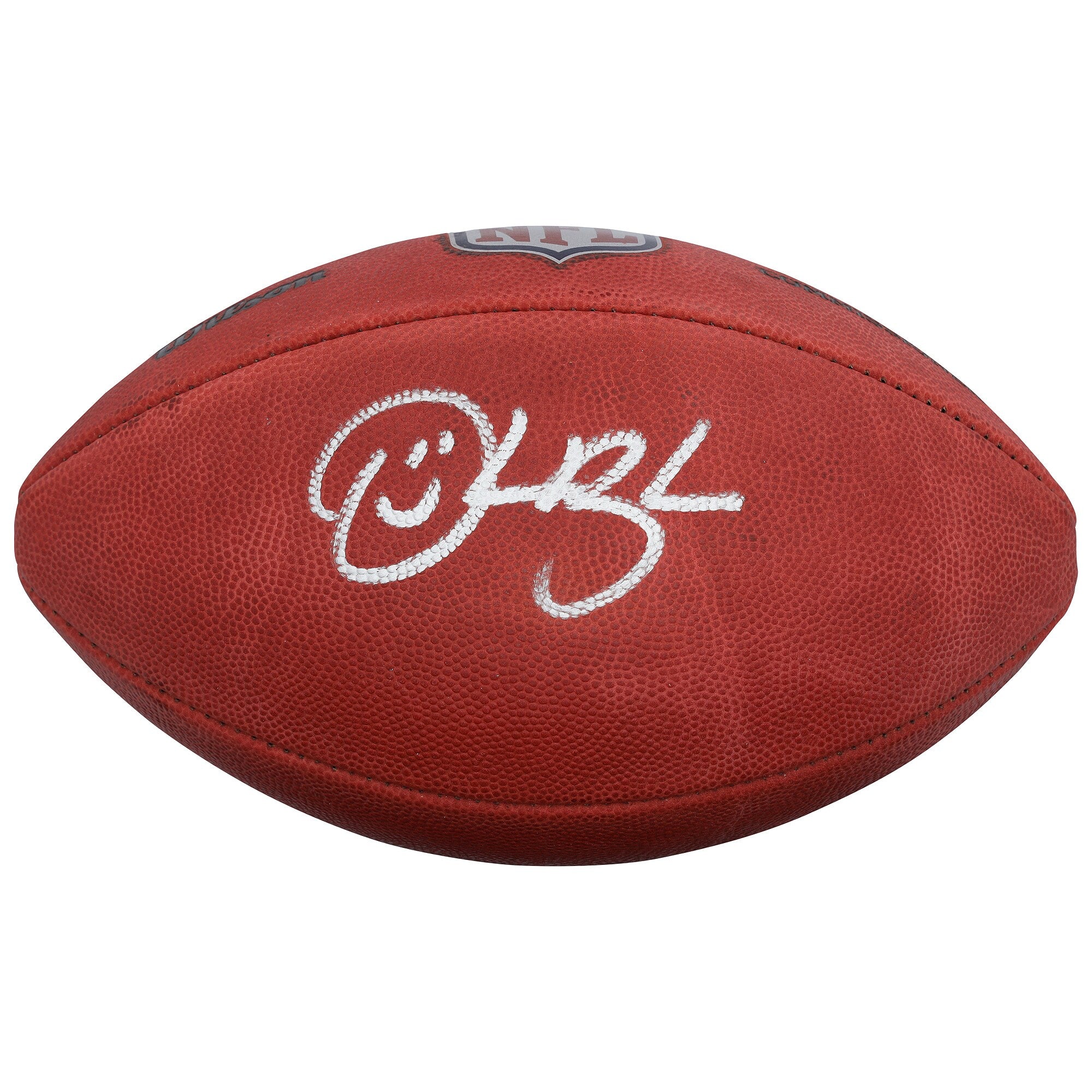 Derrick Brooks Tampa Bay Buccaneers Autographed Fanatics Authentic Wilson Duke Full Color Football