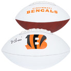 Ja'Marr Chase Cincinnati Bengals Autographed Fanatics Authentic Franklin White Panel Football