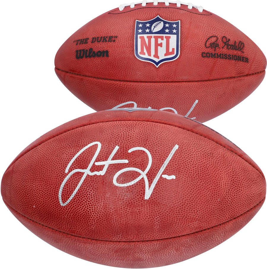 Justin Herbert Los Angeles Chargers Fanatics Authentic Autographed Duke Game Football