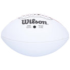 Theo Johnson New York Giants Autographed Fanatics Authentic Wilson 100th Season White Panel Football