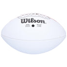 Theo Johnson New York Giants Autographed Fanatics Authentic Wilson 100th Season White Panel Football