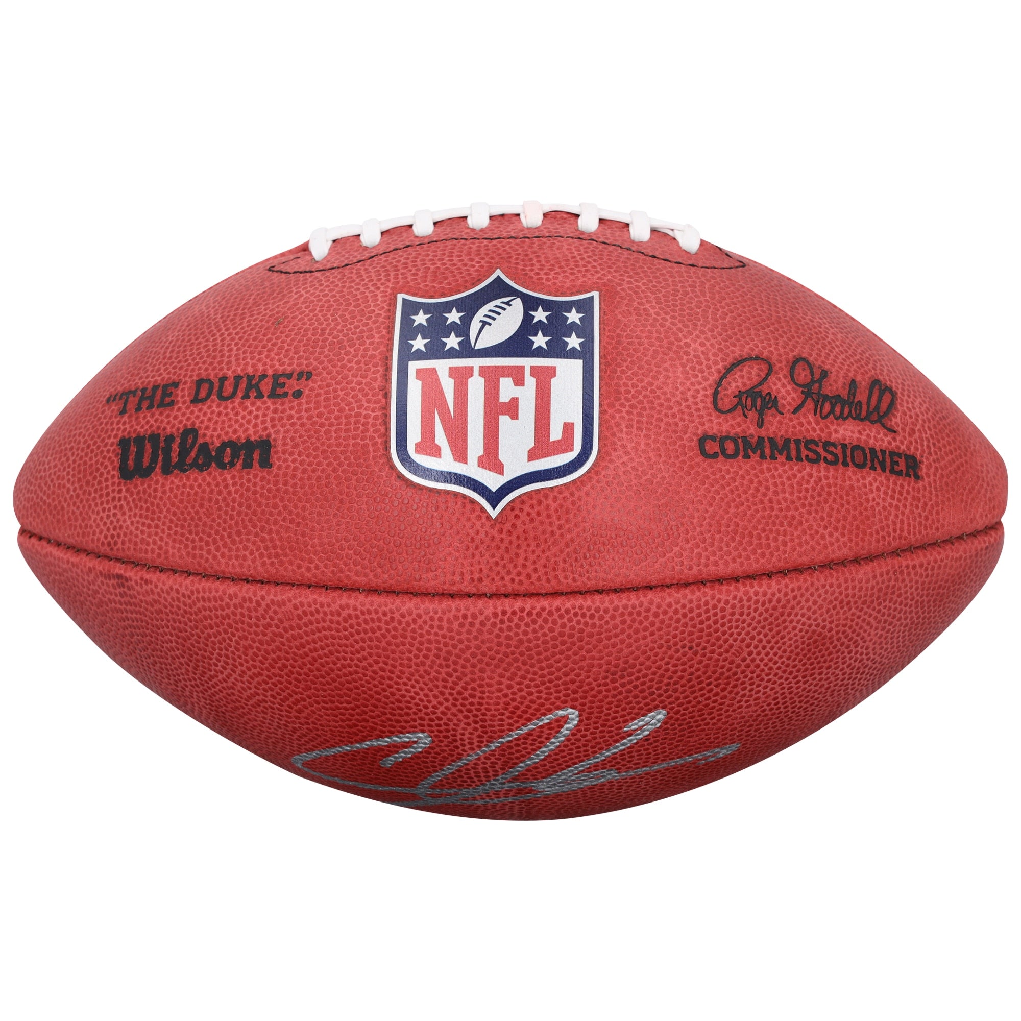 Andre Johnson Houston Texans Autographed Fanatics Authentic Wilson Duke Full Color Football