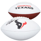 Andre Johnson Houston Texans Autographed Fanatics Authentic Franklin White Panel Football