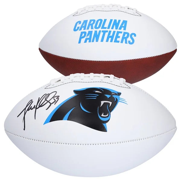 Luke Kuechly Signed Panthers Football | Franklin White Panel