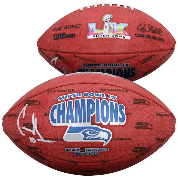 Cooper Kupp Signed Super Bowl LX Champions Football | Seahawks