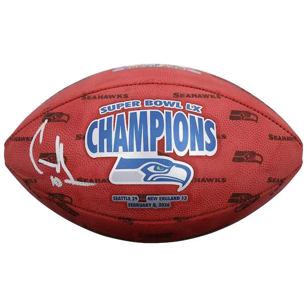 Cooper Kupp Signed Super Bowl LX Champions Football | Seahawks
