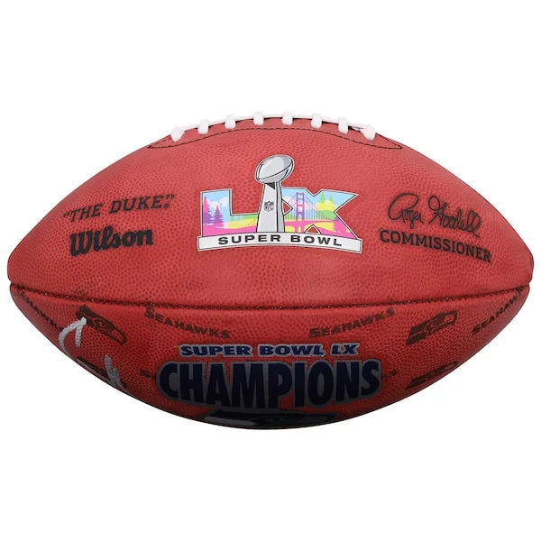 Cooper Kupp Signed Super Bowl LX Champions Football | Seahawks