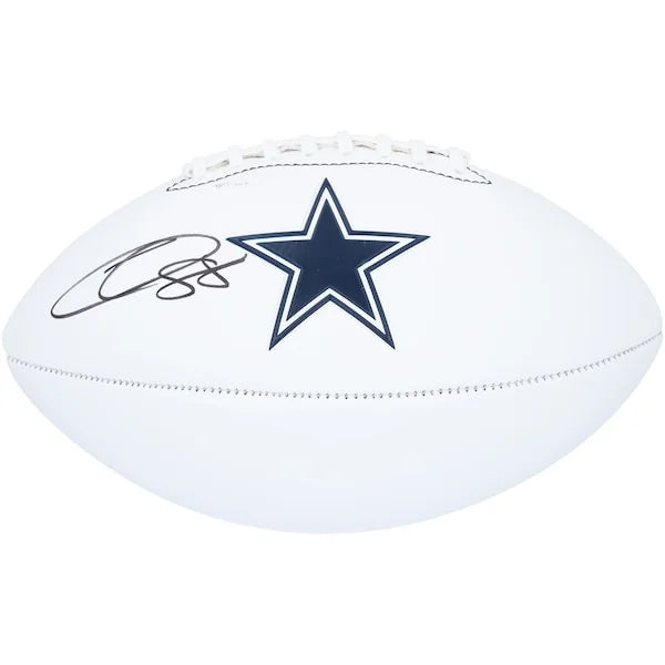 CeeDee Lamb Signed Franklin White Panel Football | Dallas Cowboys