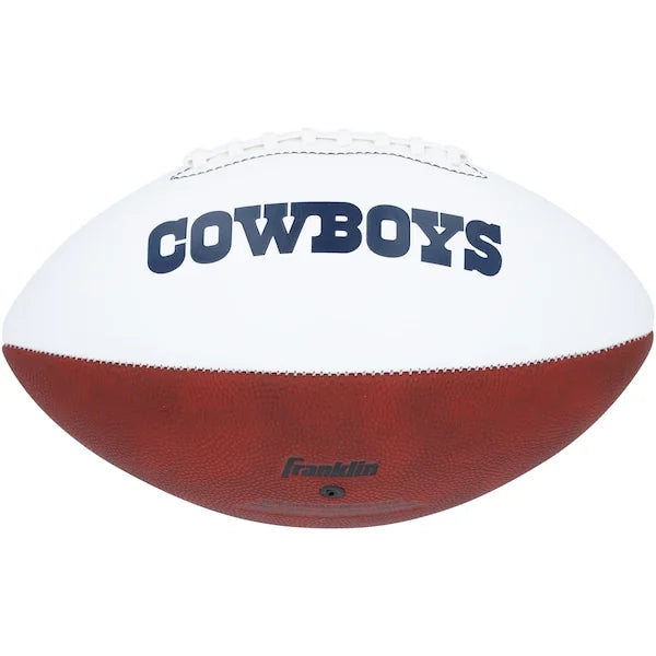 CeeDee Lamb Signed Franklin White Panel Football | Dallas Cowboys