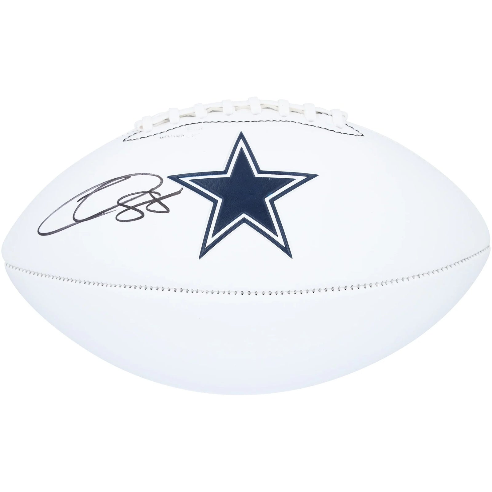 CeeDee Lamb Signed Franklin White Panel Football | Dallas Cowboys