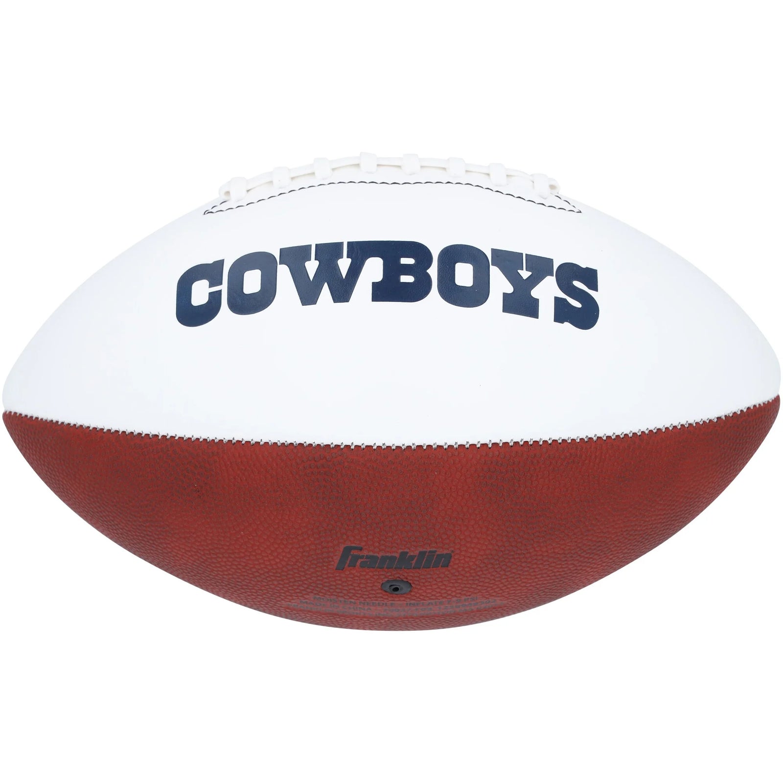 CeeDee Lamb Signed Franklin White Panel Football | Dallas Cowboys