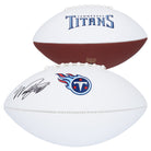 Will Levis Tennessee Titans Autographed Fanatics Authentic White Panel Football