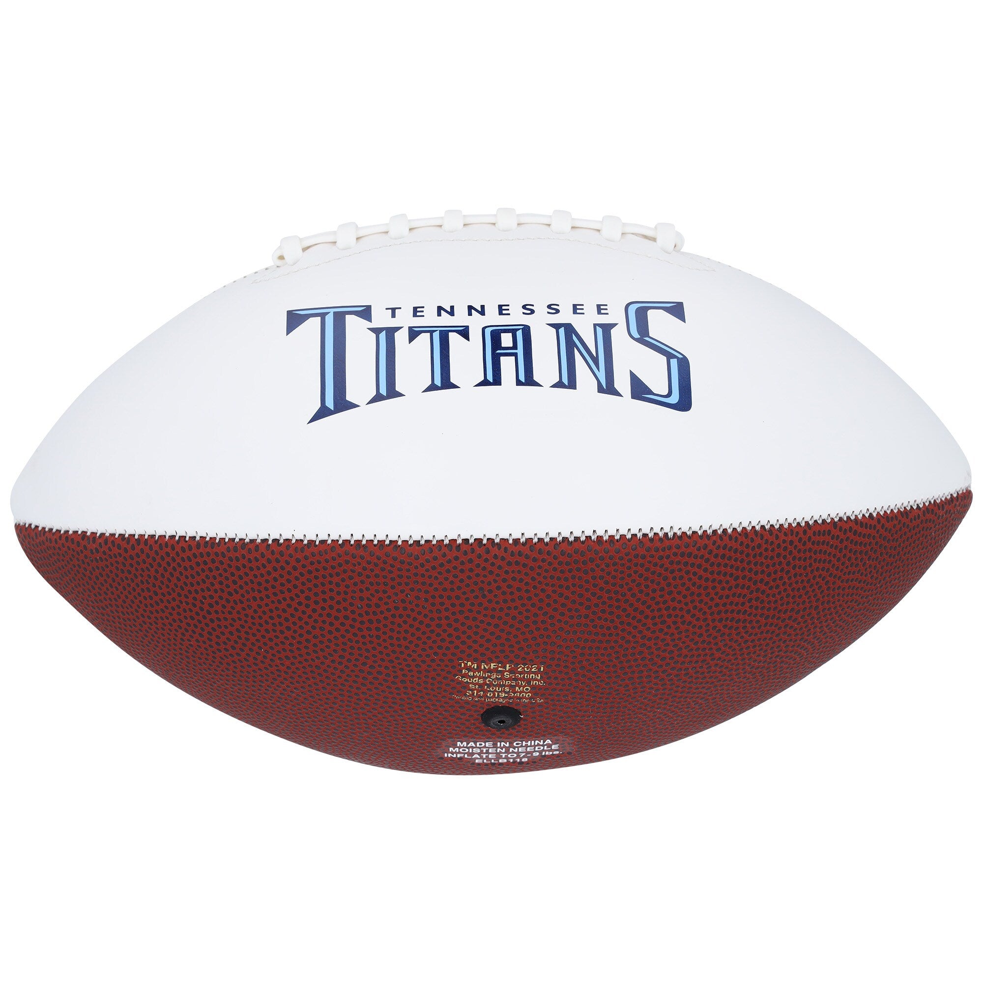 Will Levis Tennessee Titans Autographed Fanatics Authentic White Panel Football