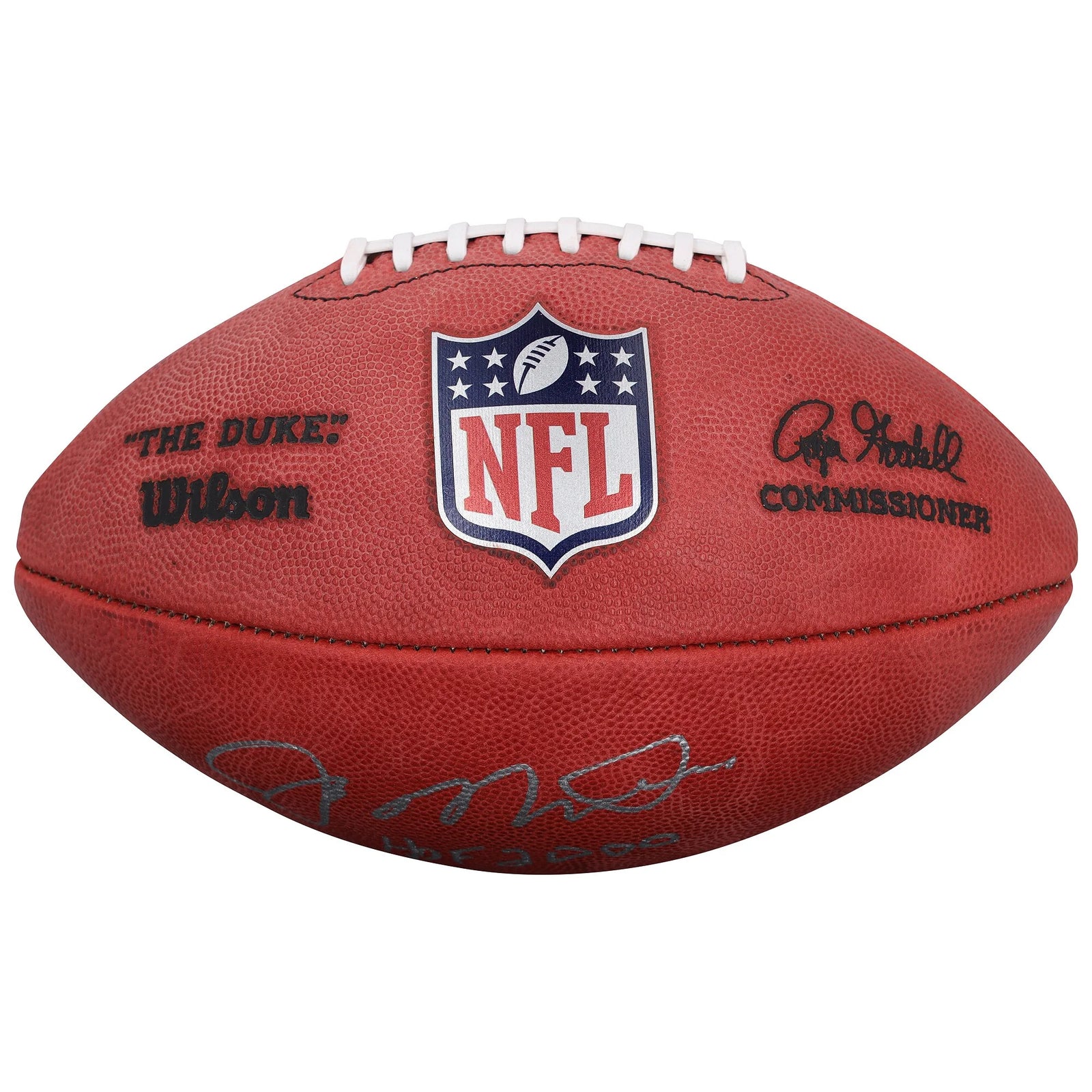 Joe Montana Signed 49ers Football | HOF 2000 Inscription