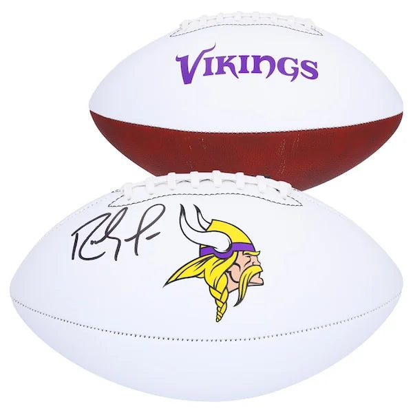 Randy Moss Signed Minnesota Vikings Football | White Panel