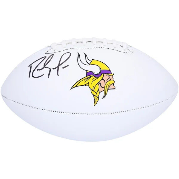 Randy Moss Signed Minnesota Vikings Football | White Panel