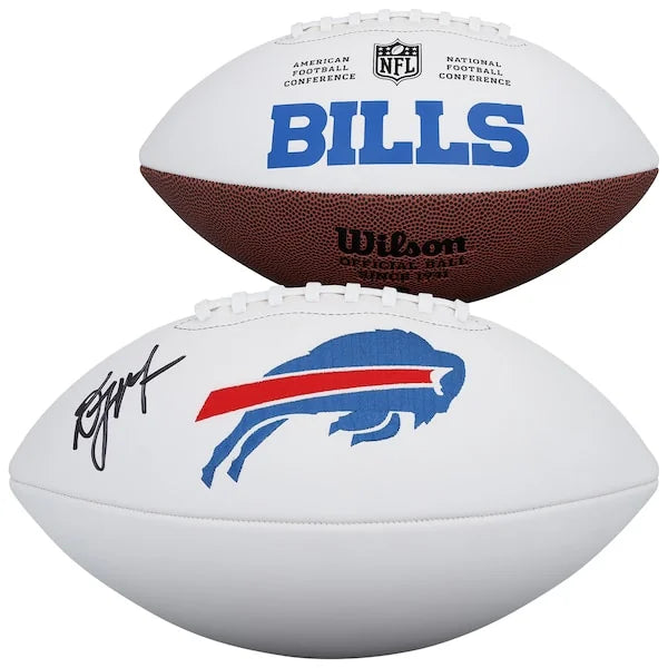 D.J. Moore Signed Wilson Football | Buffalo Bills