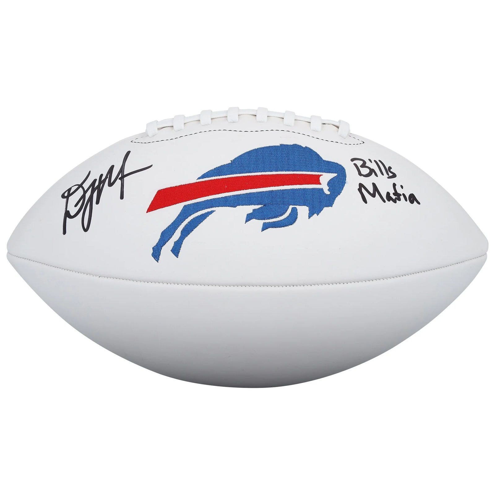 D.J. Moore Signed Buffalo Bills Football | Bills Mafia Inscription