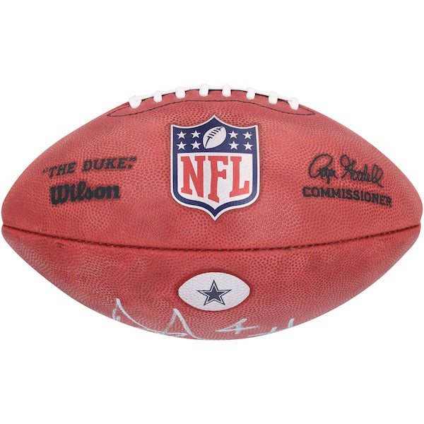 Dak Prescott Dallas Cowboys Autographed Fanatics Authentic Duke Team Decal Football