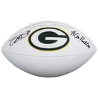 Jayden Reed Green Bay Packers Autographed Fanatics Authentic Wilson White Panel Football with "Go Pack Go" Inscription