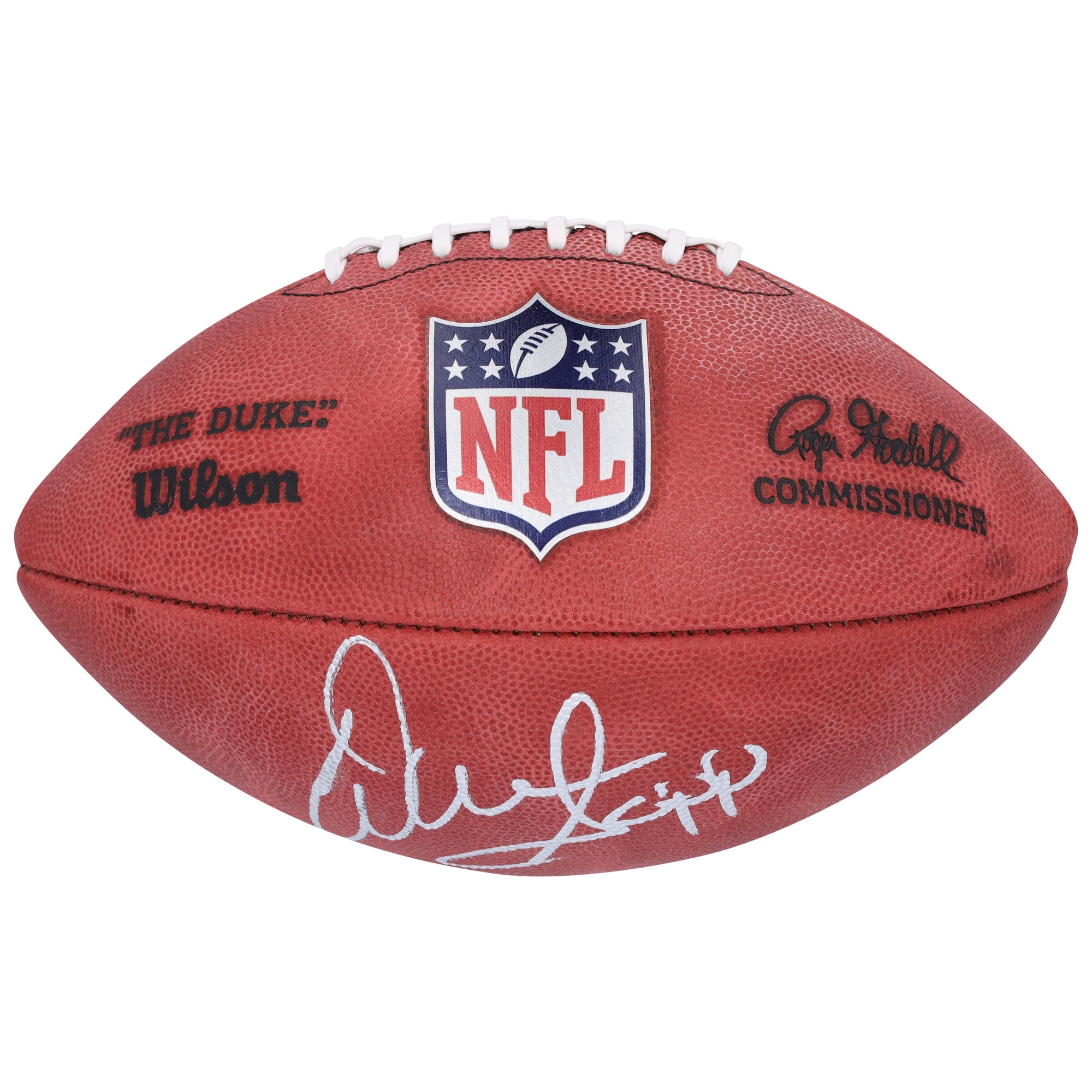 Warren Sapp Tampa Bay Buccaneers Autographed Fanatics Authentic Wilson Duke Full Color Football