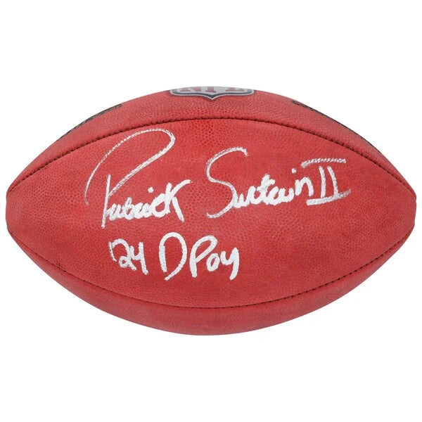 Patrick Surtain II Signed Broncos Football 2024 DPOY Inscription