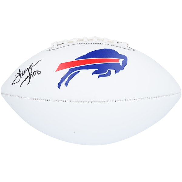 Thurman Thomas Buffalo Bills Autographed Fanatics Authentic Franklin White Panel Football
