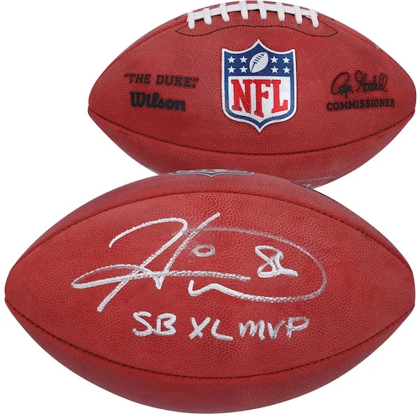Hines Ward Signed Steelers Football | SB XL MVP Inscription