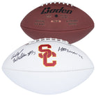 Caleb Williams USC Trojans Fanatics Authentic Autographed Baden White Panel Football with ''2022 Heisman'' Inscription